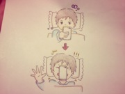 スマホをいじりながら寝るのは<br>お勧めしません！笑<br>ADゴン